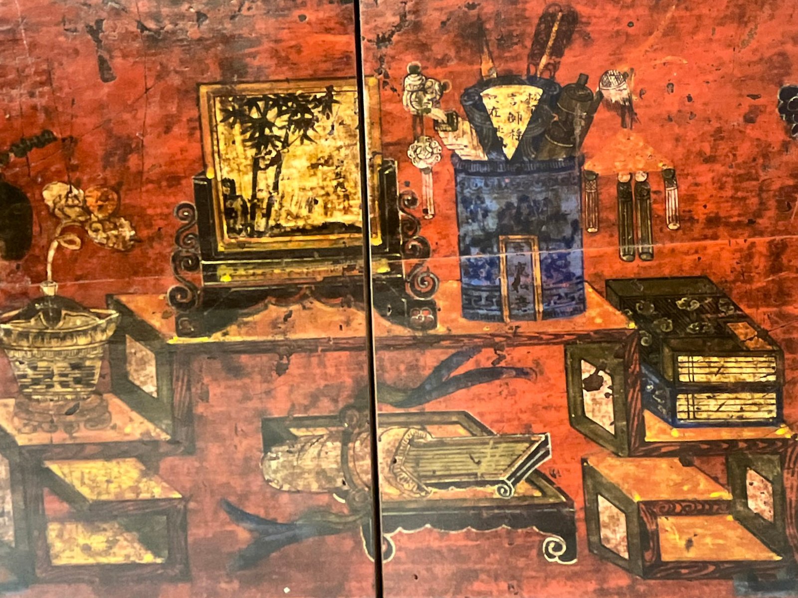 Aparador pintado a mano. - Imagen 3